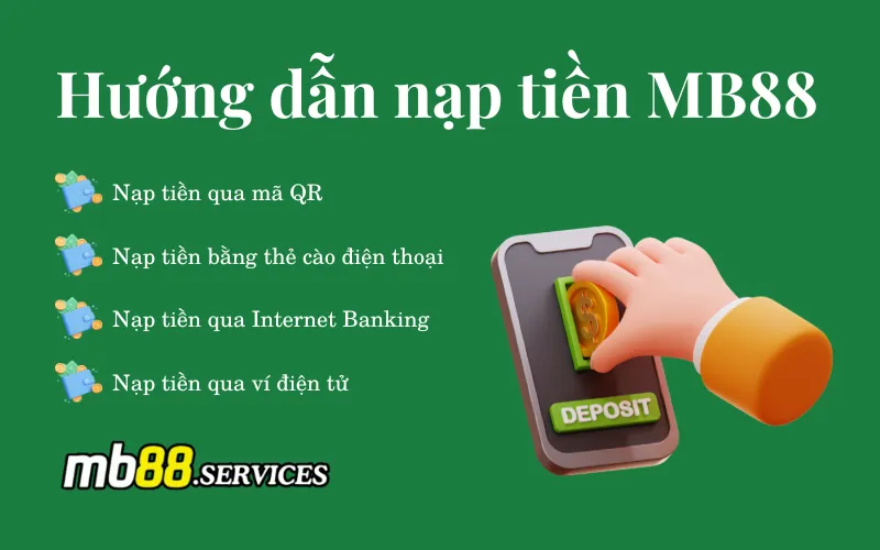 Hướng Dẫn Nạp Tiền MB88 - Các Phương Thức, Lợi Ích Và Lưu Ý