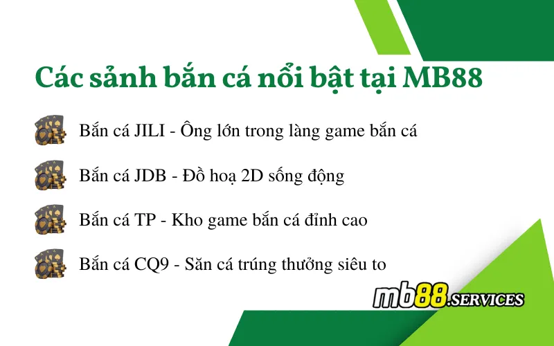 Bắn Cá MB88 - Những Sảnh Bắn Cá Hấp Dẫn Và Mẹo Chơi Hiệu Quả