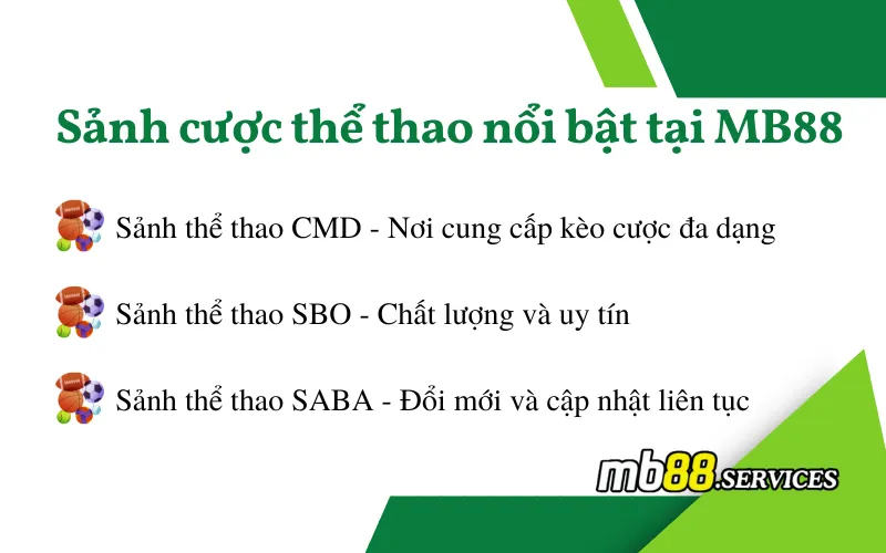 Thể Thao MB88 - Đa Dạng Kèo Cược, Tỷ Lệ Hấp Dẫn