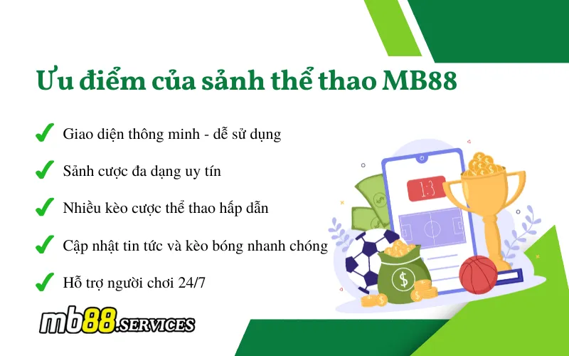 Thể Thao MB88 - Đa Dạng Kèo Cược, Tỷ Lệ Hấp Dẫn