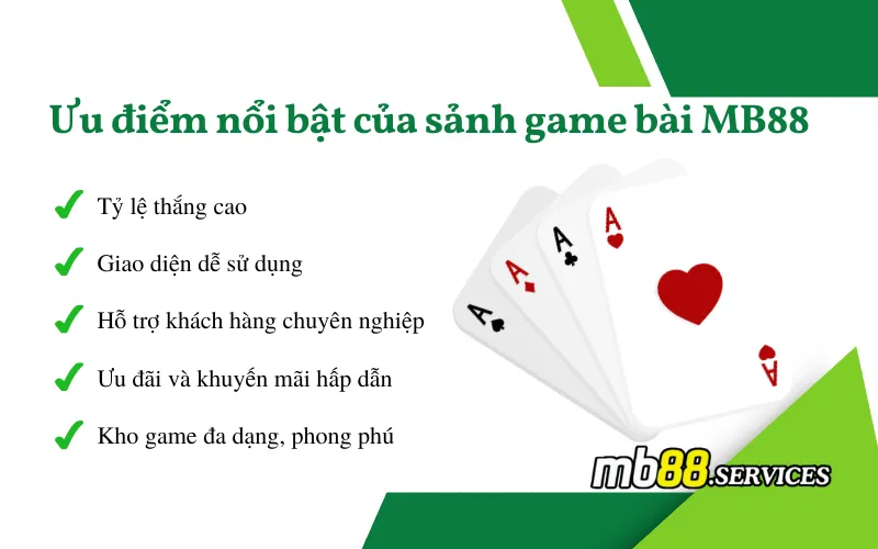 Khám Phá Sảnh Game Bài Và Tựa Game Hấp Dẫn Tại MB88