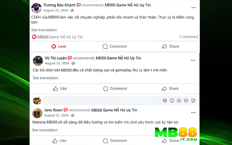 Bài Đánh Giá Về MB88 - Góc Nhìn Khách Quan Từ Dân Cá Cược